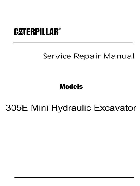 caterpillar mini engine maintenance